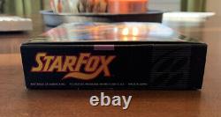 Starfox SNES Complete In Box CIB Super Nintendo Clean Tested Manual OEM