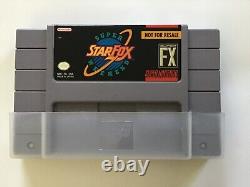 Starfox Super Weekend Competition Cartridge (SNES) Super Nintendo 1993 RARE