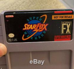 Starfox Super Weekend Competition Cartridge Snes Super Nintendo Not For Resale