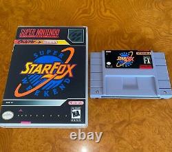 Starfox Super Weekend Extremely Rare Super Nintendo Game SNES EX / Near Mint