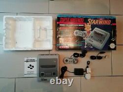 Starwing Snes Console Boxed Super Nintendo Fully Tested Free P&P