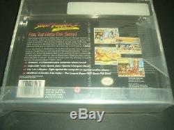 Street Fighter 2 II Turbo BRAND NEW & Factory Sealed VGA 80 SNES Super Nintendo
