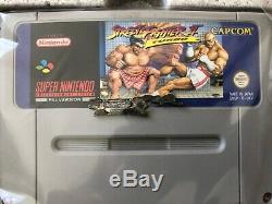 Street Fighter 2 Turbo Collectors Tin Super Nintendo SNES Boxed PAL CIB UKV