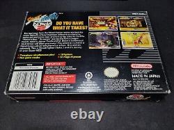 Street Fighter Alpha 2 Authentic Super Nintendo SNES EXMT- cond COMPLETE n box