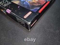 Street Fighter Alpha 2 Authentic Super Nintendo SNES EXMT- cond COMPLETE n box
