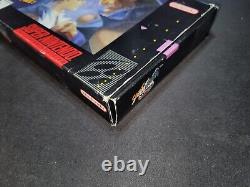 Street Fighter Alpha 2 Authentic Super Nintendo SNES EXMT- cond COMPLETE n box