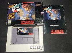 Street Fighter Alpha 2 Authentic Super Nintendo SNES EXMT- cond COMPLETE n box