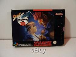 Street Fighter Alpha 2 Super Nintendo SNES Pal Euro