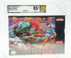 Street Fighter II 2 Super Nintendo SNES NEW SEALED GRADED VGA 85+ GRAIL RAR