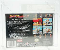 Street Fighter II 2 Super Nintendo SNES NEW SEALED GRADED VGA 85+ GRAIL RAR