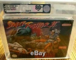 Street Fighter II 2 Super Nintendo SNES New Sealed Near Mint VGA 80+ Awesome SF2