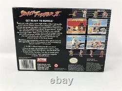 Street Fighter II 2 Super Nintendo Snes 100% Complete in box CIB RARE