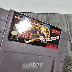 Street Fighter II 2 Turbo Not For Resale SNES Super Nintendo Game SNES Game