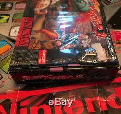 Street Fighter II SNES Super Nintendo Complete CIB, Tested And Working! Mint