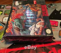 Street Fighter II SNES Super Nintendo Complete CIB, Tested And Working! Mint