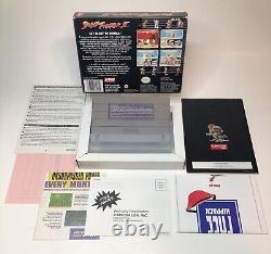 Street Fighter II (Super Nintendo SNES, 1992) Complete In box CIB with Reg card