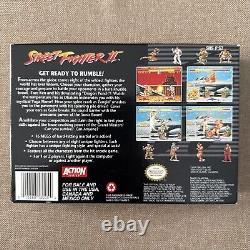 Street Fighter II Super Nintendo SNES COMPLETE CIB Authentic Great Condition