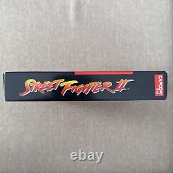 Street Fighter II Super Nintendo SNES COMPLETE CIB Authentic Great Condition