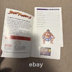 Street Fighter II Super Nintendo SNES COMPLETE CIB Authentic Great Condition