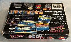 Street Racer (Super Nintendo SNES, 1994) Box Manual Cartridge Game Authentic