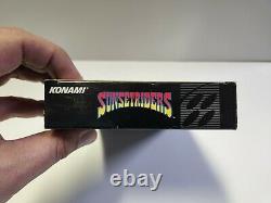 Sunset Riders (Super Nintendo, 1993) SNES Complete TESTED Authentic Konami