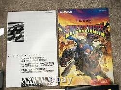 Sunset Riders (Super Nintendo SNES) Complete CIB with Poster COLLECTOR