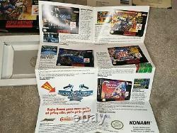 Sunset Riders (Super Nintendo SNES) Complete CIB with Poster COLLECTOR