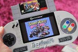 SupaBoy Portable Super Nintendo Console SNES SFC Famicom + Super Game Boy Adapt