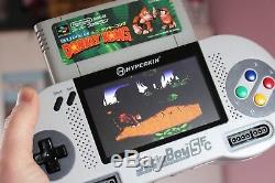 SupaBoy Portable Super Nintendo Console SNES SFC Famicom + Super Game Boy Adapt