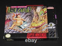 Super Adventure Island CIB Super NES Nintendo Video Game SNES Complete Box Games