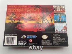 Super Adventure Island II 2 Super Nintendo, 1995 SNES CIB Complete With Poster