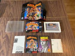 Super Adventure Island II 2 (Super Nintendo, SNES) Complete in box +Poster +Reg