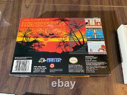 Super Adventure Island II 2 (Super Nintendo, SNES) Complete in box +Poster +Reg