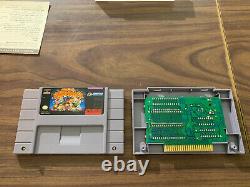 Super Adventure Island II 2 (Super Nintendo, SNES) Complete in box +Poster +Reg