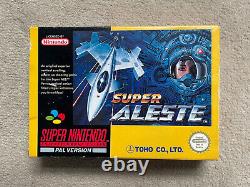 Super Aleste SNES. UK PAL Complete. Super Aleste For Super Nintendo