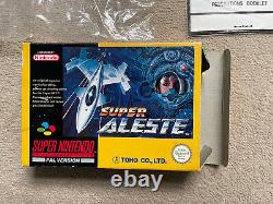 Super Aleste SNES. UK PAL Complete. Super Aleste For Super Nintendo