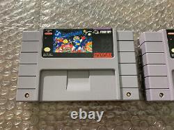 Super Bomberman 1 (cart) + 2 (with manual) Super Nintendo, SNES LOT - Authentic