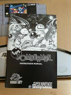 Super Bomberman Party Pak Super Nintendo / SNES Boxed NTSC VGC VERY RARE