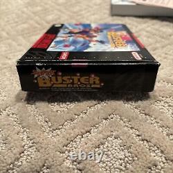 Super Buster Bros. Nintendo SNES CIB Complete in Box withManual
