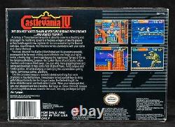 Super Castlevania IV 4(Super Nintendo 1991) SNES Complete CIB W Mag Regt TESTED