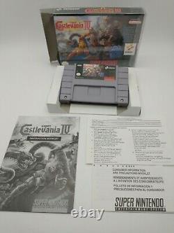 Super Castlevania IV 4 (Super Nintendo, SNES, 1991) Complete in Box CIB Majesco