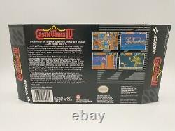 Super Castlevania IV 4 (Super Nintendo, SNES, 1991) Complete in Box CIB Majesco