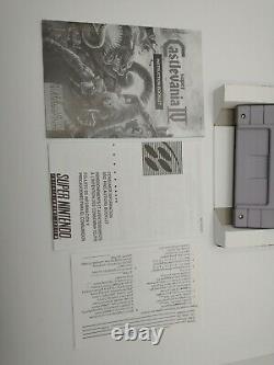 Super Castlevania IV 4 (Super Nintendo, SNES, 1991) Complete in Box CIB Majesco