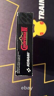 Super Castlevania IV 4 Super Nintendo SNES CIB Complete Box Manual Authentic
