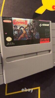 Super Castlevania IV 4 Super Nintendo SNES CIB Complete Box Manual Authentic