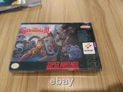 Super Castlevania IV 4 Super Nintendo SNES CIB Complete In Protective Cases