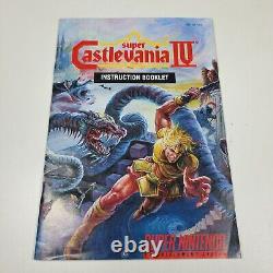 Super Castlevania IV 4 Super Nintendo SNES CIB Complete With Poster & Reg Card