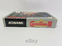 Super Castlevania IV 4 Super Nintendo SNES Game PAL UK Boxed Complete