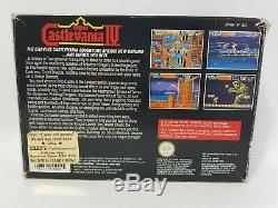 Super Castlevania IV 4 Super Nintendo SNES Game PAL UK Boxed Complete