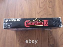 Super Castlevania IV SNES SUPER NINTENDO Original COMPLETE CIB Authentic TESTED